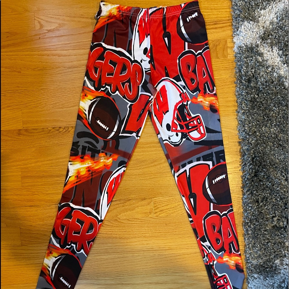Wisconsin tailgate leggings